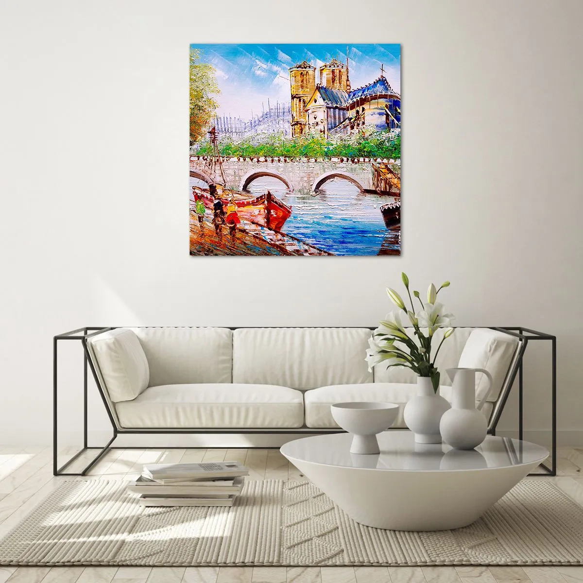 Obraz na skle - Ich čas nikdy neskončí - 60x60 cm