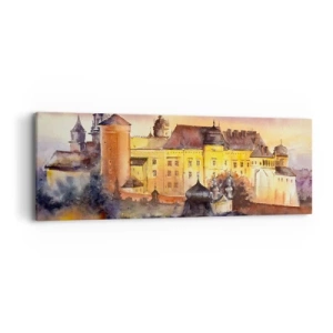 Obraz na plátne - Dejiny a rozprávka - 90x30 cm