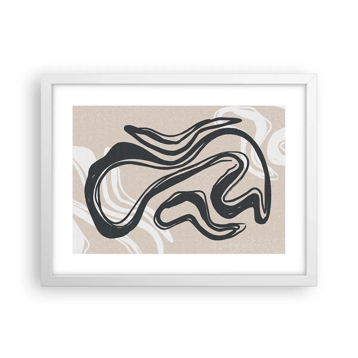 Plagát v bielom ráme - Znásobená expresia - 40x30 cm