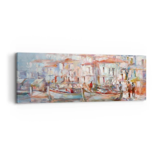 Obraz na plátne - Pastelová dovolenka - 90x30 cm