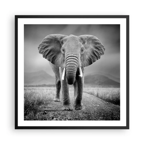 Plagát v čiernom ráme - Hostiteľ víta - 60x60 cm