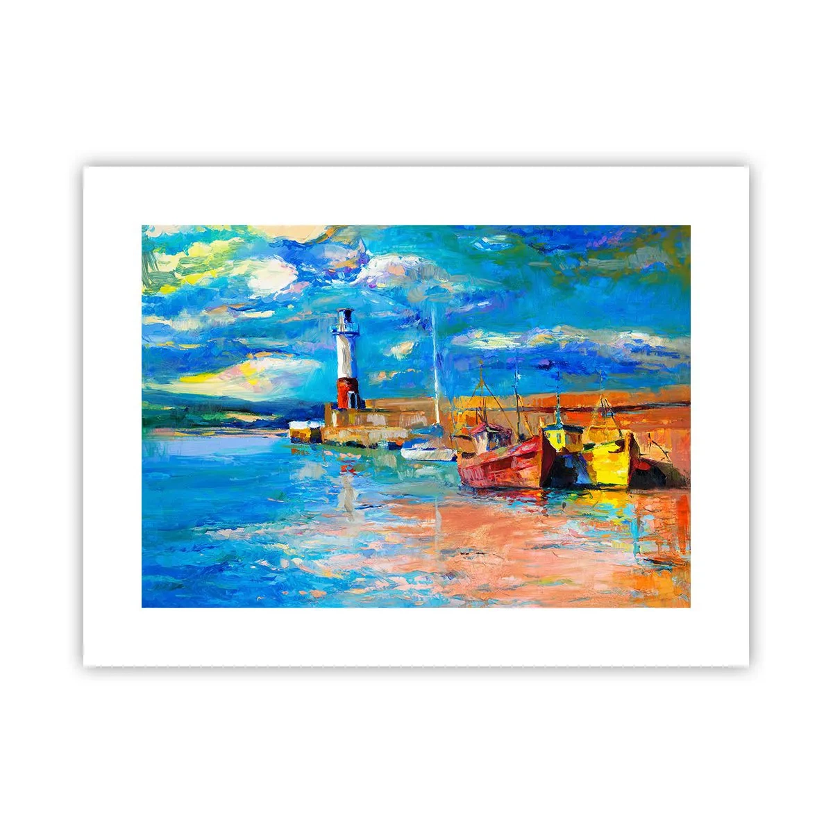 Plagát - Popoludní v dúhovom zálive - 40x30 cm