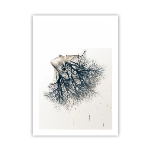 Plagát - Očarená šepotom stromu - 50x70 cm