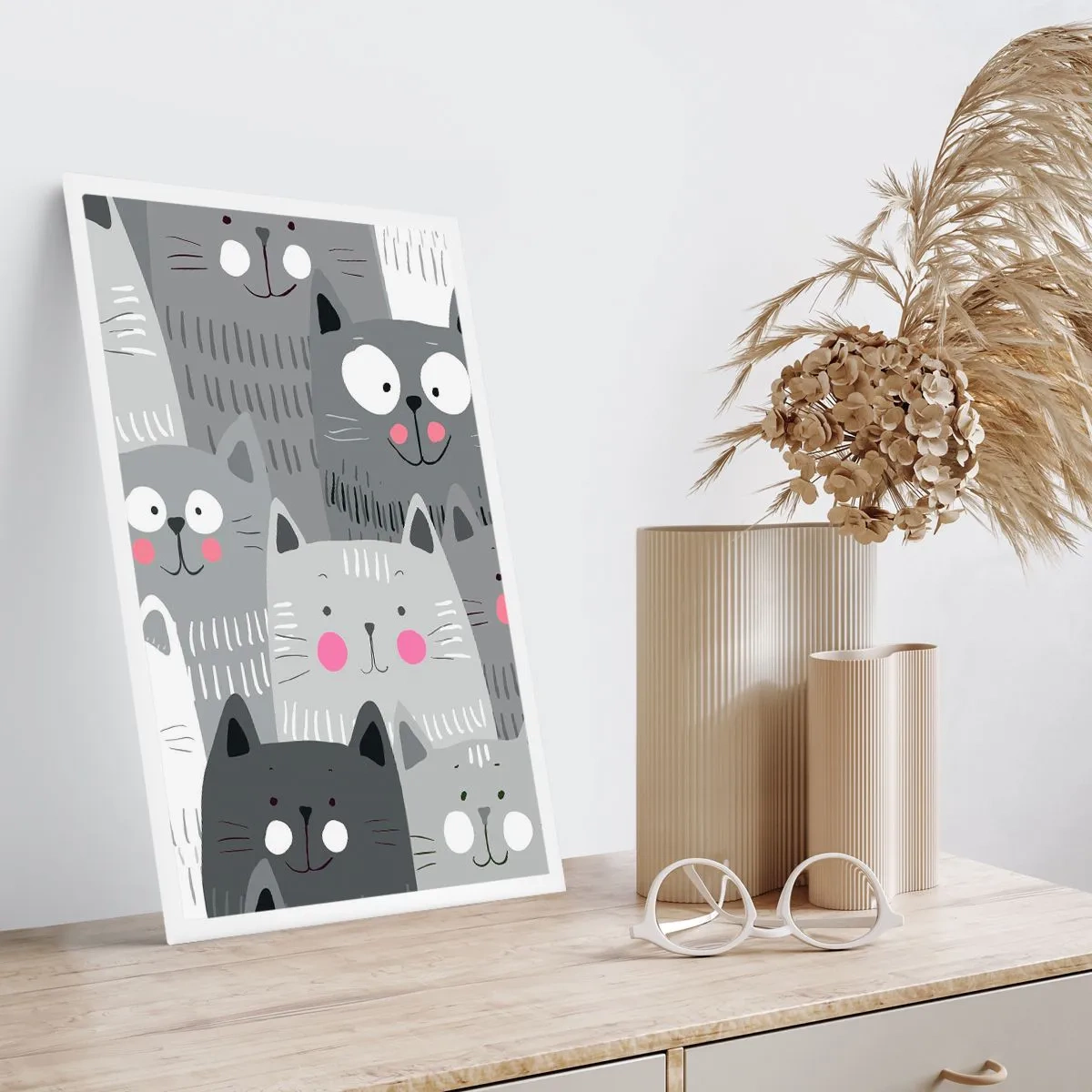 Plagát - Mačací svet - 50x70 cm