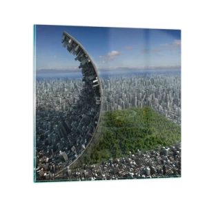 Obraz na skle - Príroda je večná - 40x40 cm