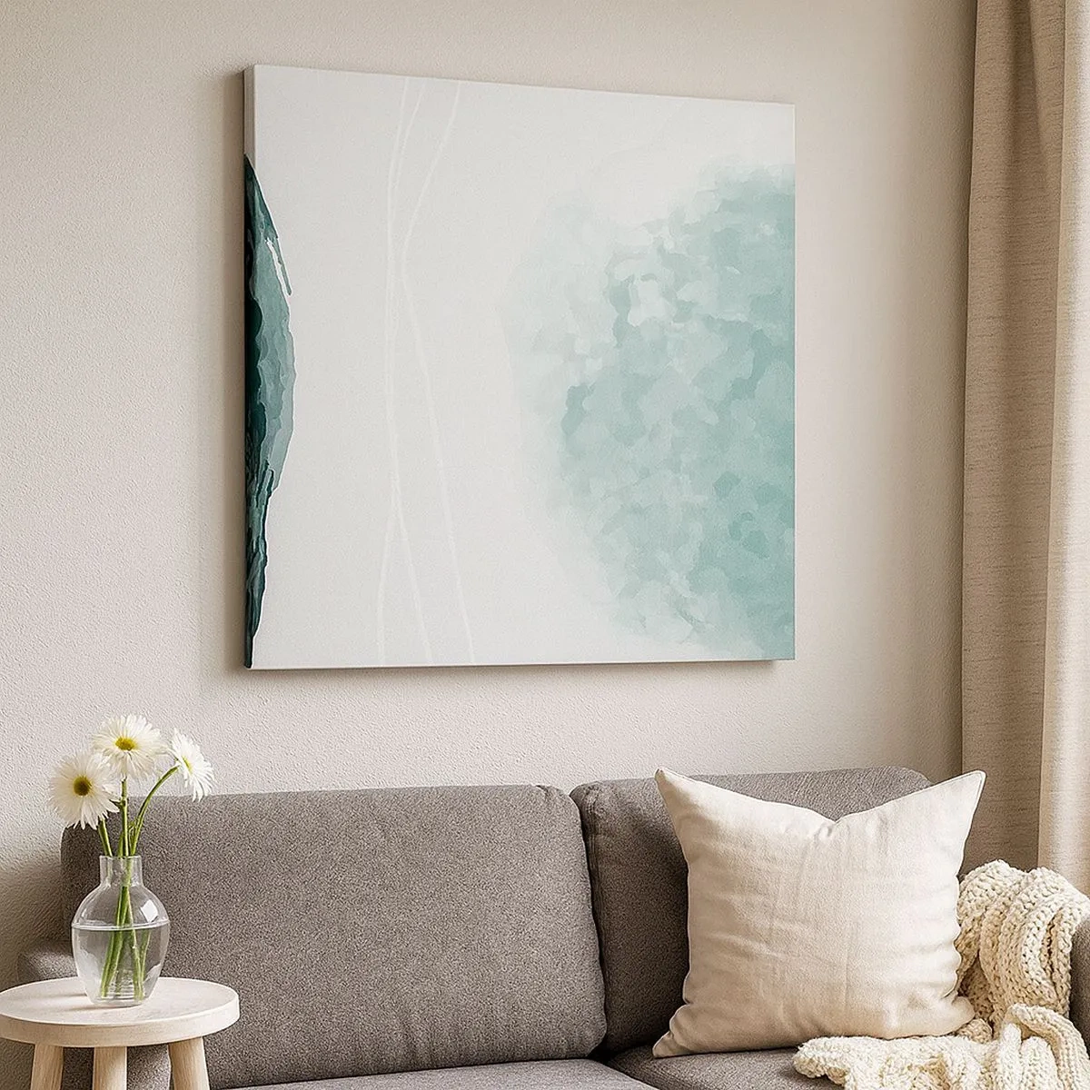 Obraz na plátne - Stretnutie s hmlou - 30x30 cm