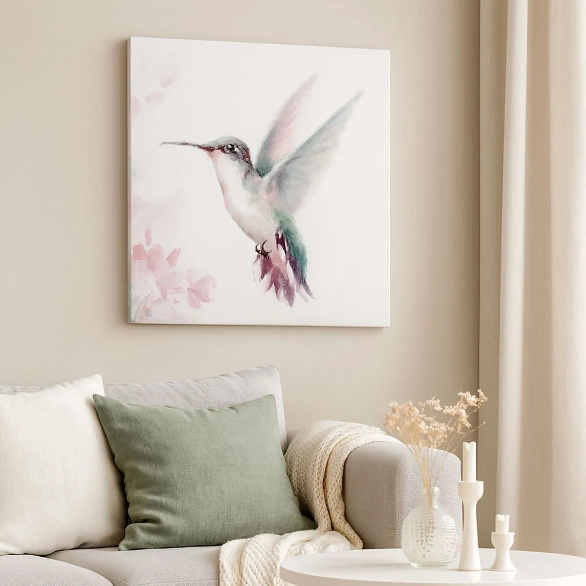 Obraz na plátne - Mávanie - 30x30 cm