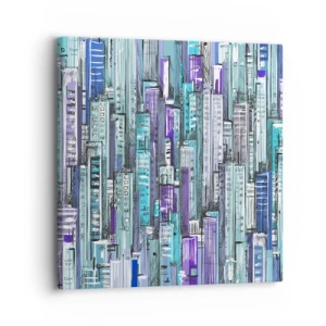 Obraz na plátne - Zmodralé od neba  - 30x30 cm