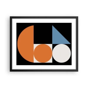 Plagát v čiernom ráme - Figurínový systém - 50x40 cm