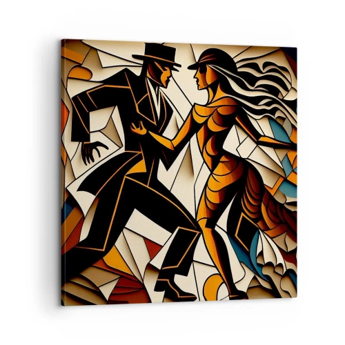 Obraz na plátne - Tanec vrelosti a vášne - 60x60 cm