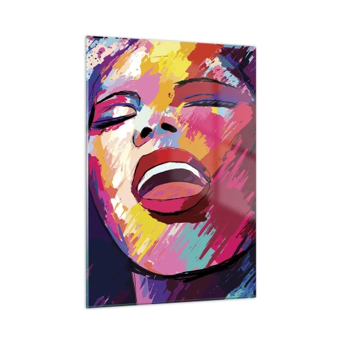 Obraz na skle - Vyspievať celý život - 50x70 cm