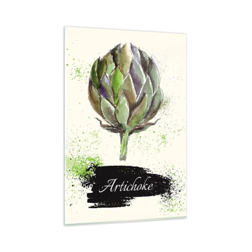 Obraz na skle - Nech žije zelenina! - 80x120 cm