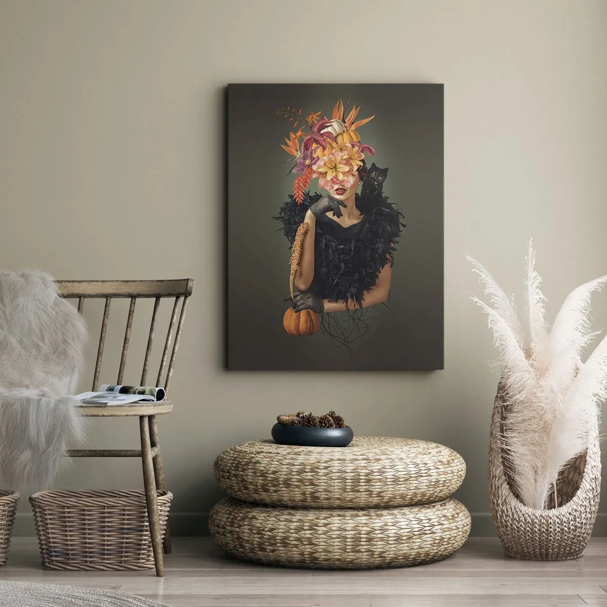 Obraz na plátne - Kúzlo čarodejnice - 55x100 cm