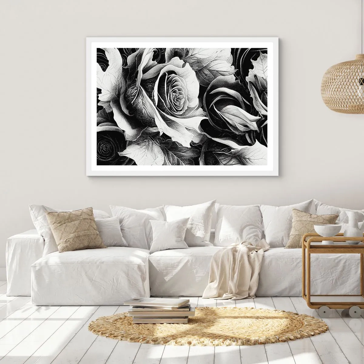 Plagát v bielom ráme - Navždy kráľovná - 100x70 cm