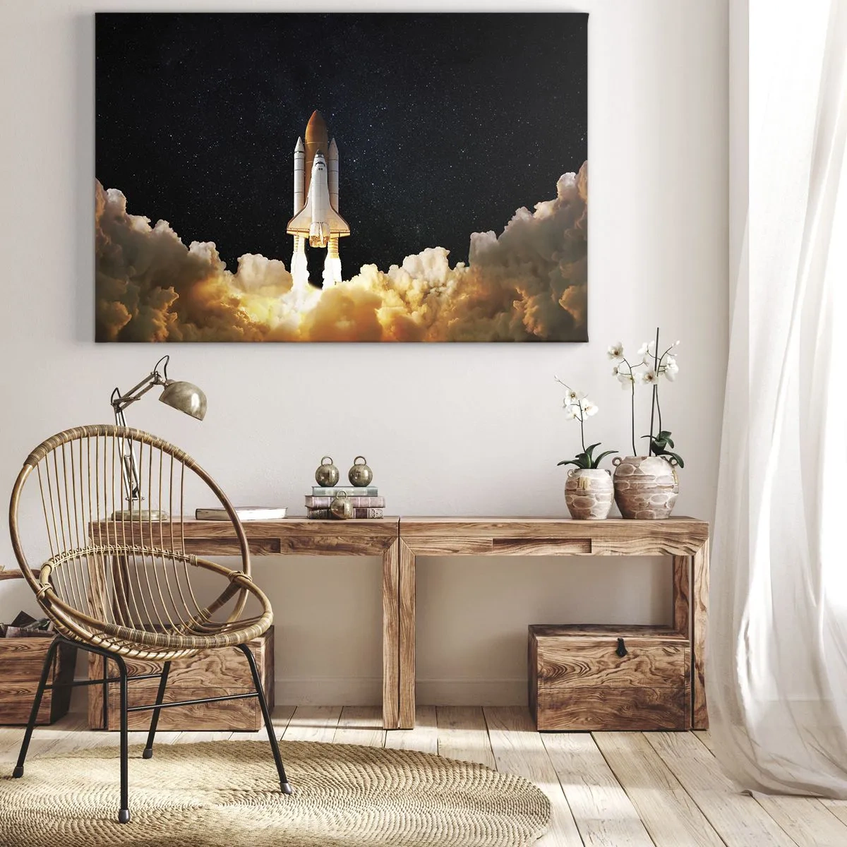 Obraz na plátne - Ad astra! - 120x80 cm