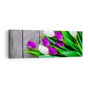 Obraz na plátne - V deň jarného sviatku - 90x30 cm