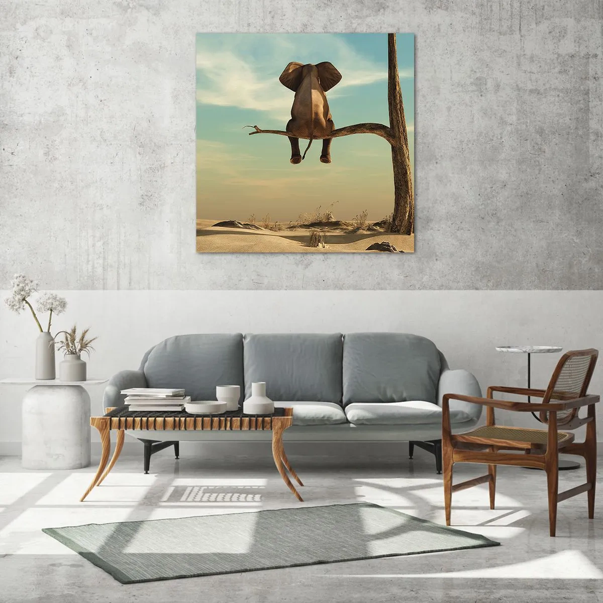Obraz na skle - Nový uhol pohľadu - 70x70 cm