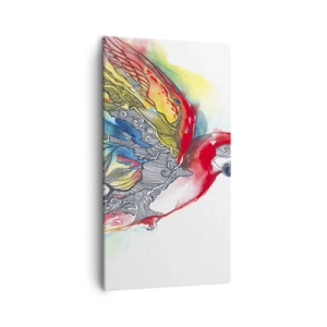 Obraz na plátne - Ži farebne - 45x80 cm