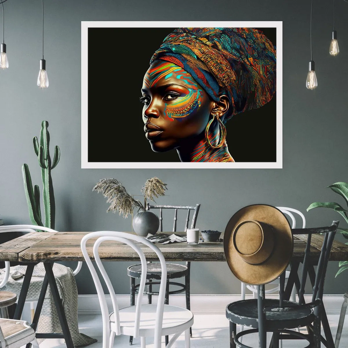 Plagát - Africká kráľovná - 70x50 cm