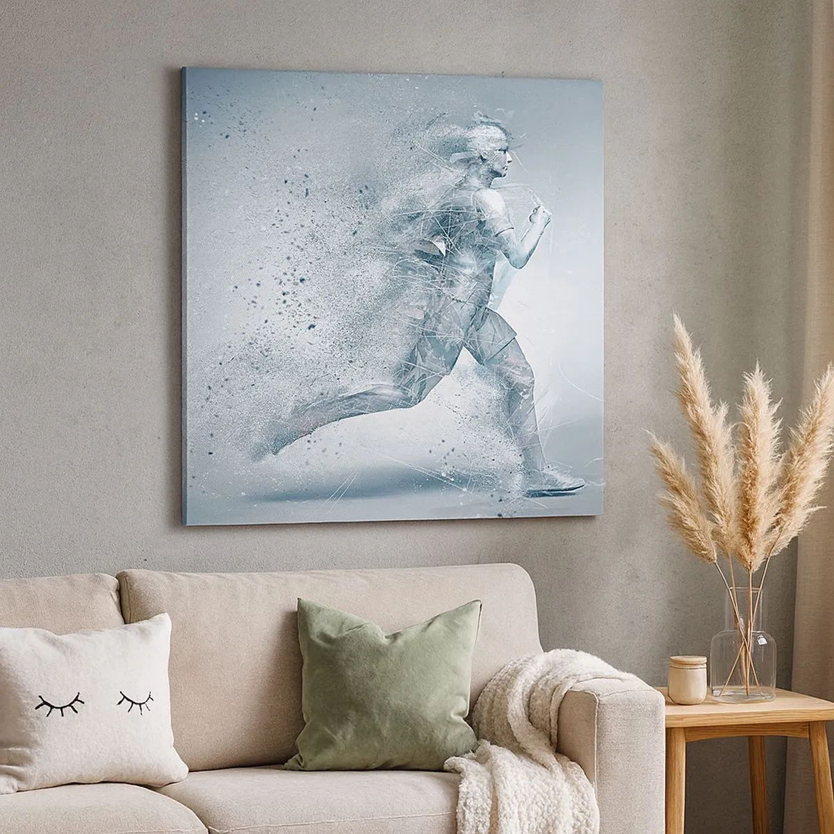 Obraz na plátne - Energia kryštalicky čistá - 30x30 cm