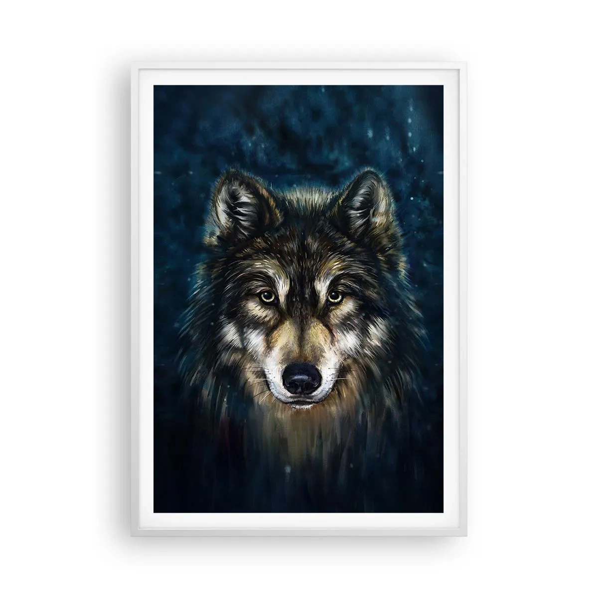 Plagát v bielom ráme - Alfa? A omega - 70x100 cm