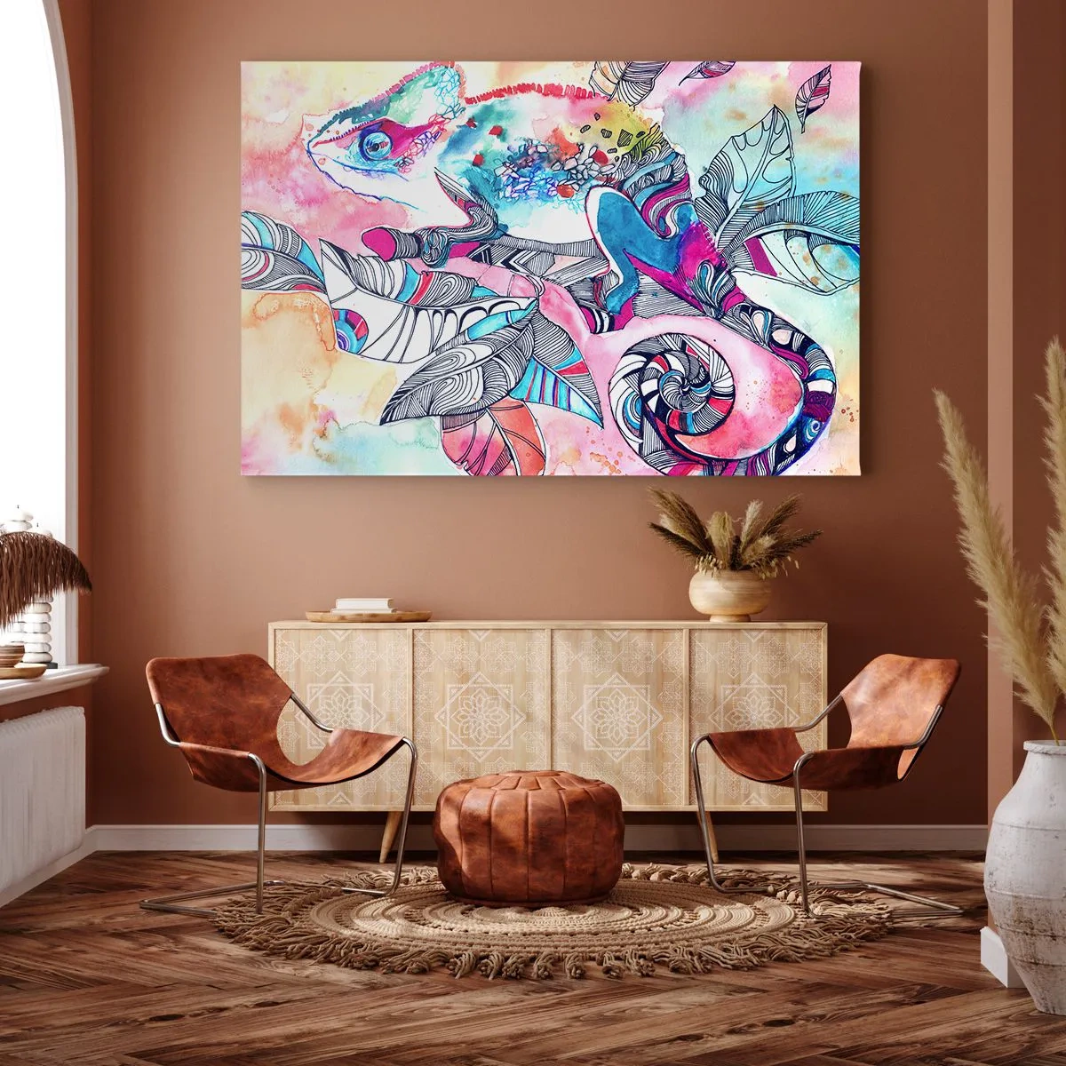 Obraz na plátne - Farebný ako náš svet - 120x80 cm