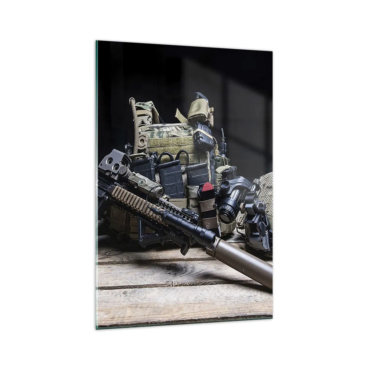 Obraz na skle - Pohov! - 70x100 cm