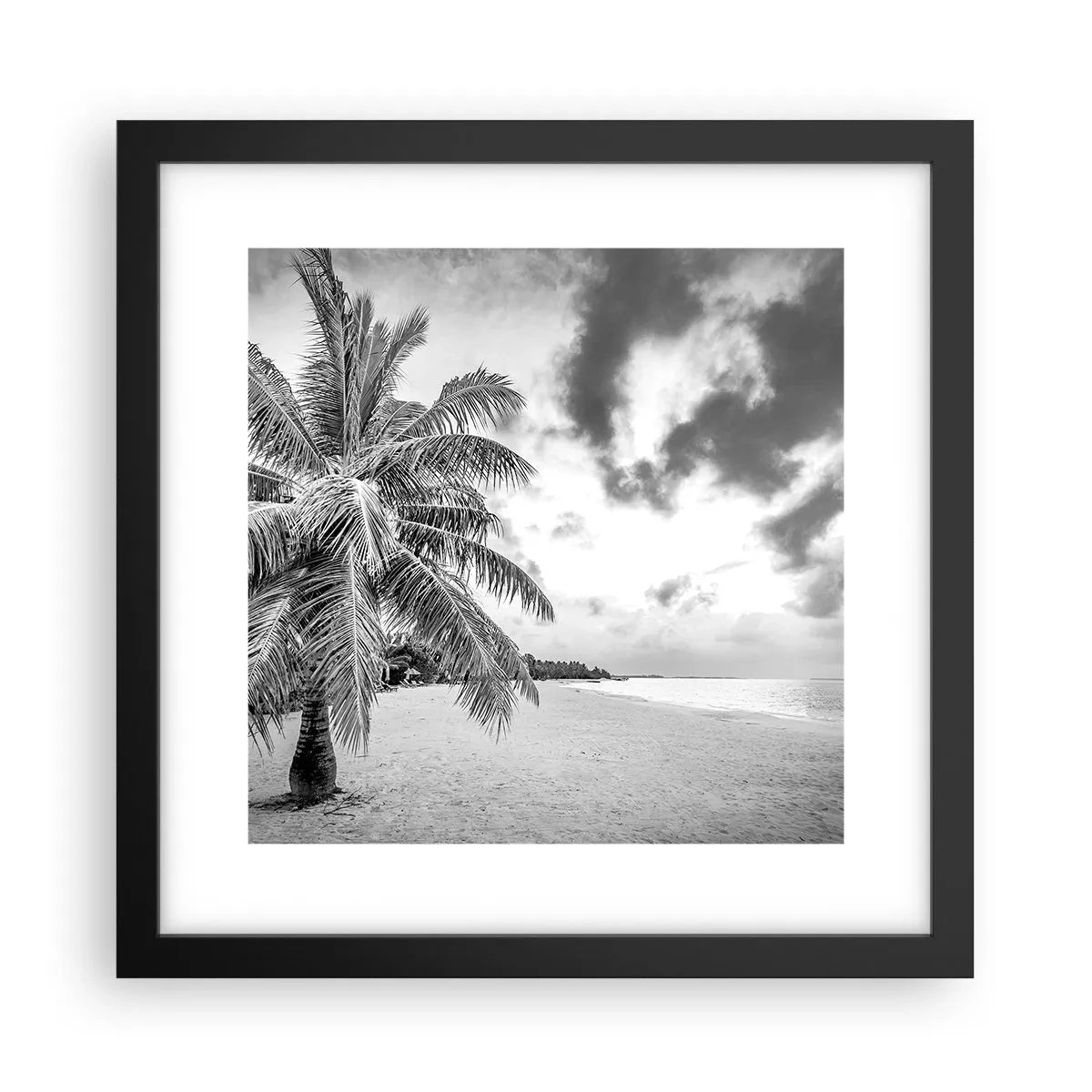 Plagát v čiernom ráme - Keď túžiš po samote…. - 30x30 cm