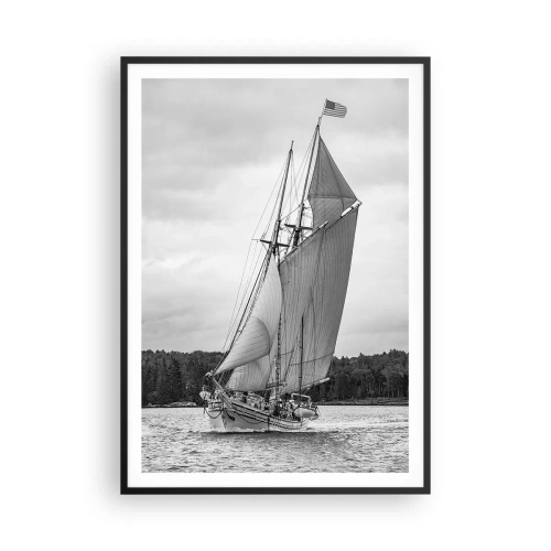 Plagát v čiernom ráme - Bratia vetra - 70x100 cm