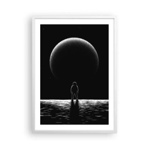 Plagát v bielom ráme - Tvári v tvár - 50x70 cm