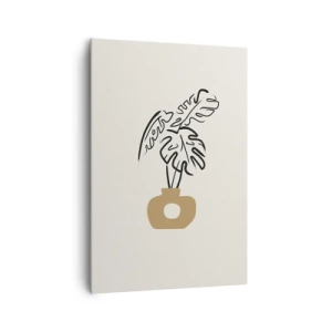 Obraz na plátne - Monstera – ozdoba pre domácnosť - 70x100 cm