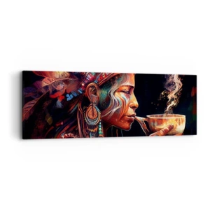 Obraz na plátne - Magický rituál - 90x30 cm