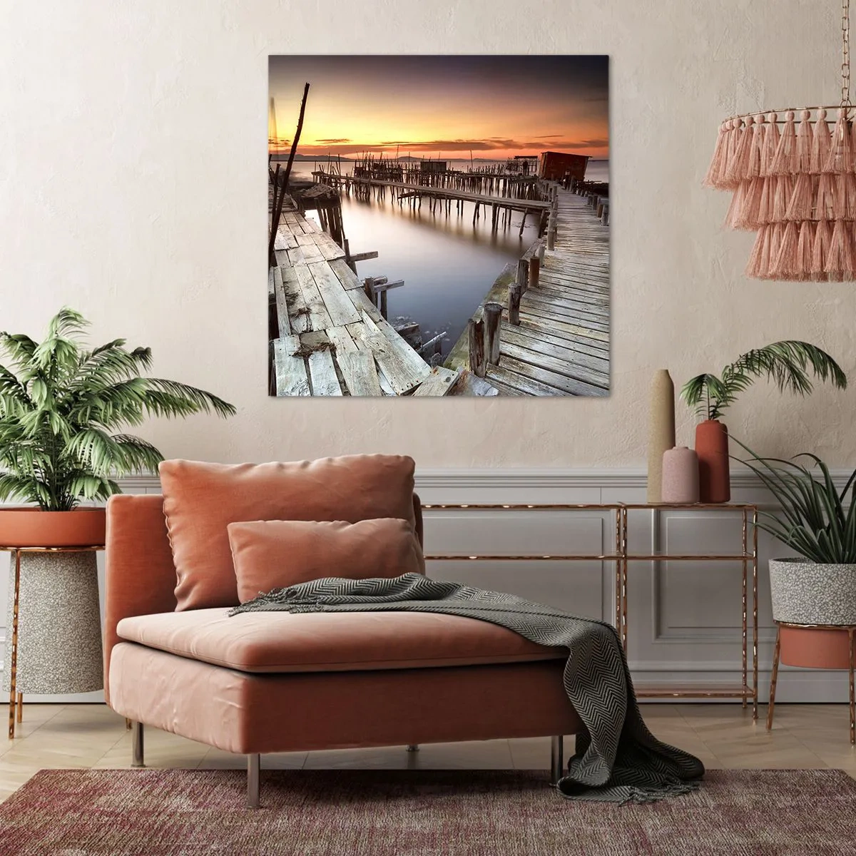 Obraz na plátne - Autentickosť, nie turistická atrapa - 70x70 cm