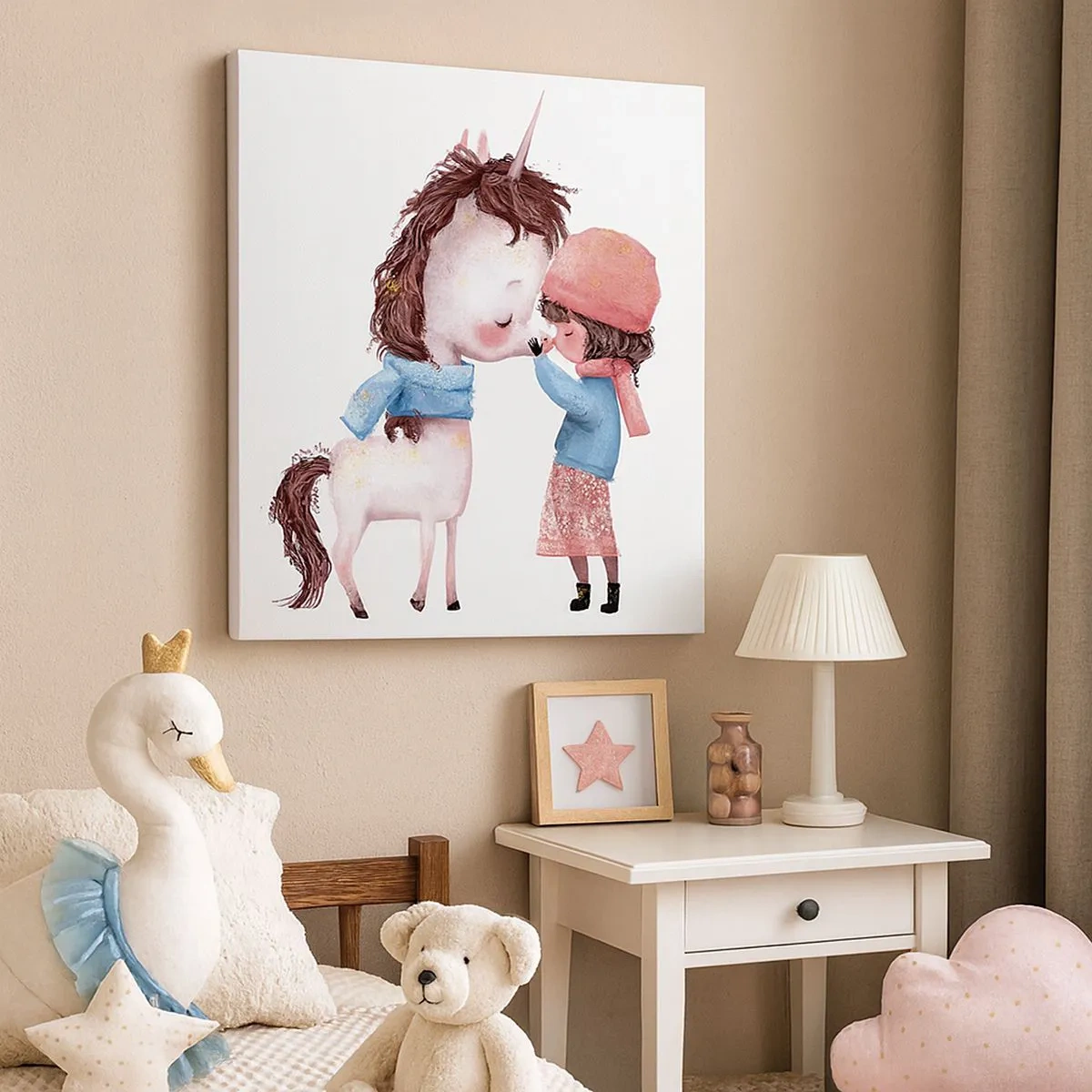 Obraz na plátne - Zimný príbeh - 30x30 cm