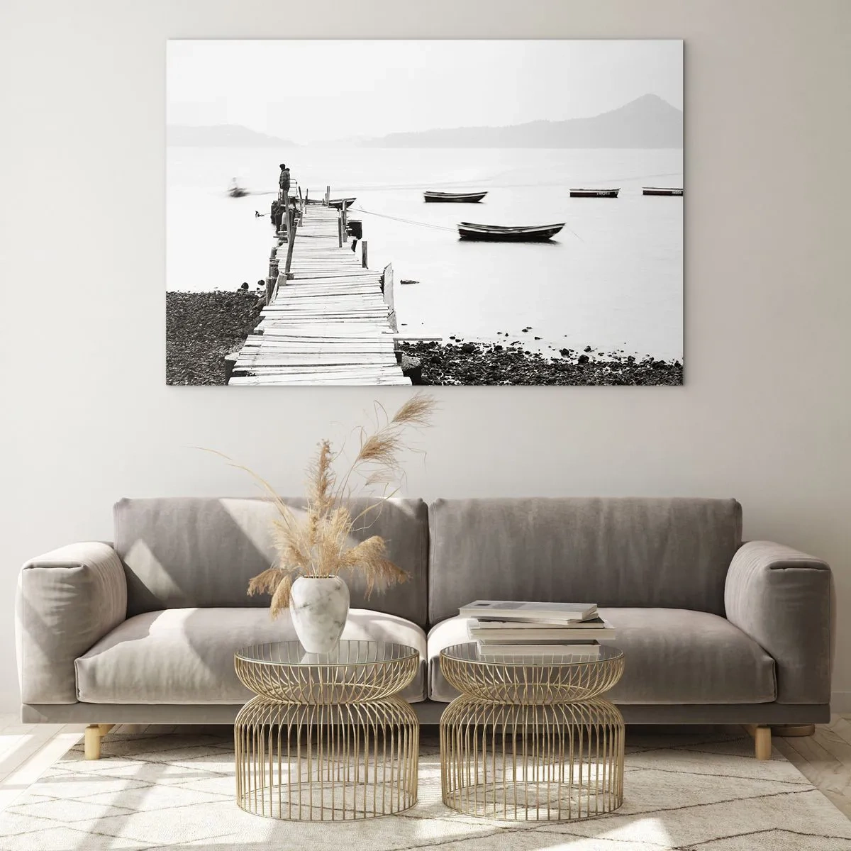 Obraz na skle - Pri tichej a čistej vode - 100x70 cm