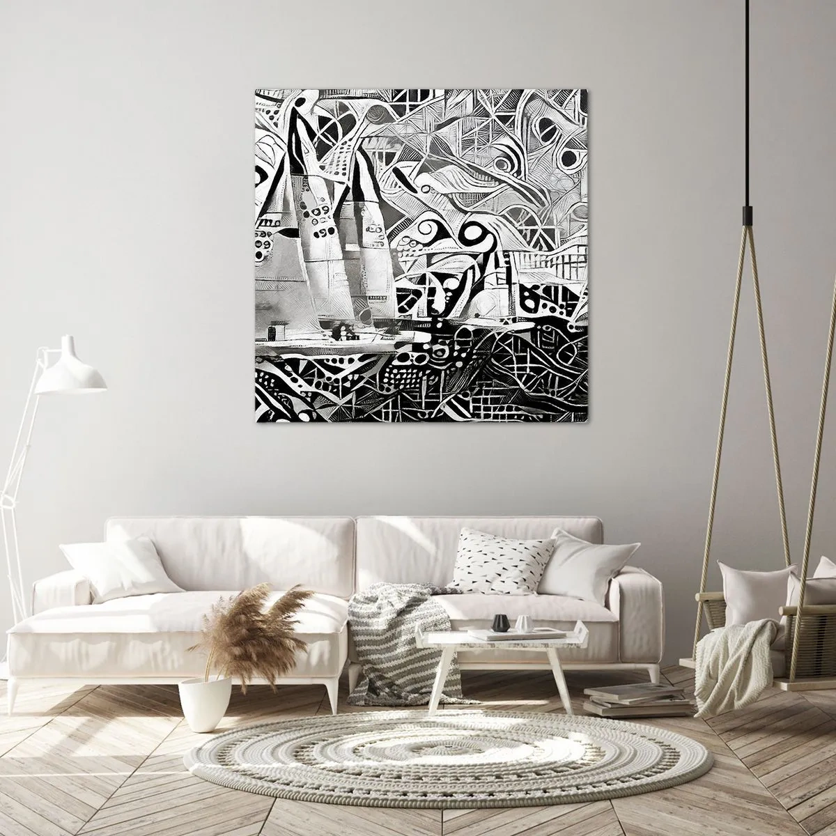 Obraz na plátne - Medzi vlnami - 40x40 cm