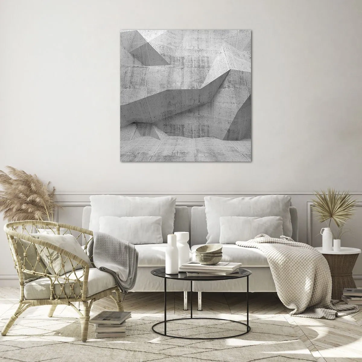 Obraz na skle - Skutočná výzva - 70x70 cm