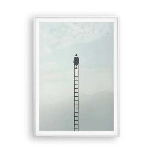 Plagát v bielom ráme - Povzniesť sa nad to - 70x100 cm