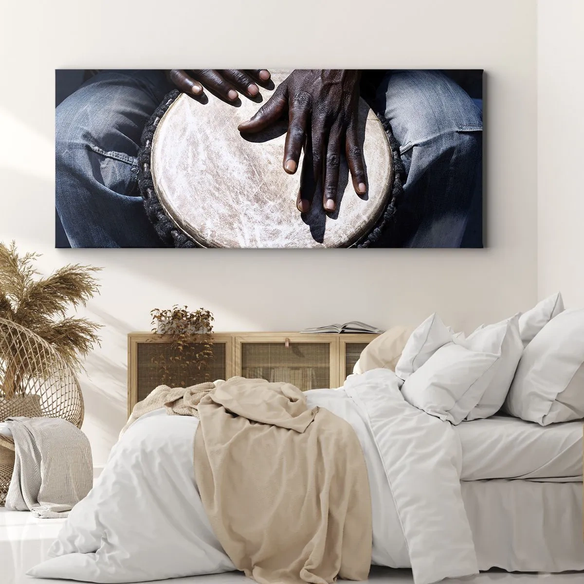 Obraz na plátne - Žite vo svojom rytme - 100x40 cm