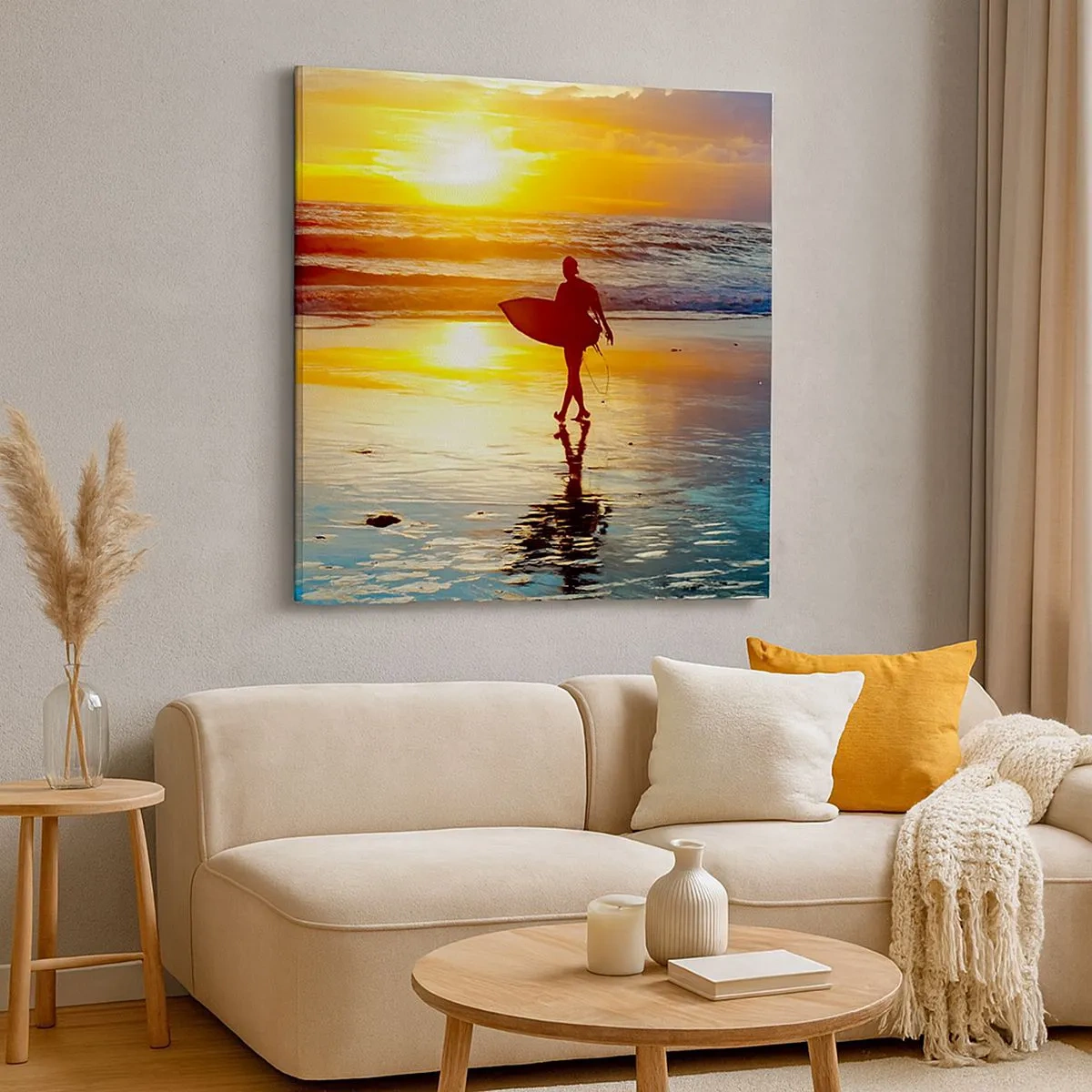 Obraz na plátne - Návrat bojovníka - 30x30 cm