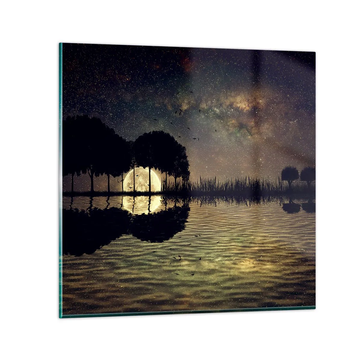 Obraz na skle - Noc na konci sveta - 30x30 cm