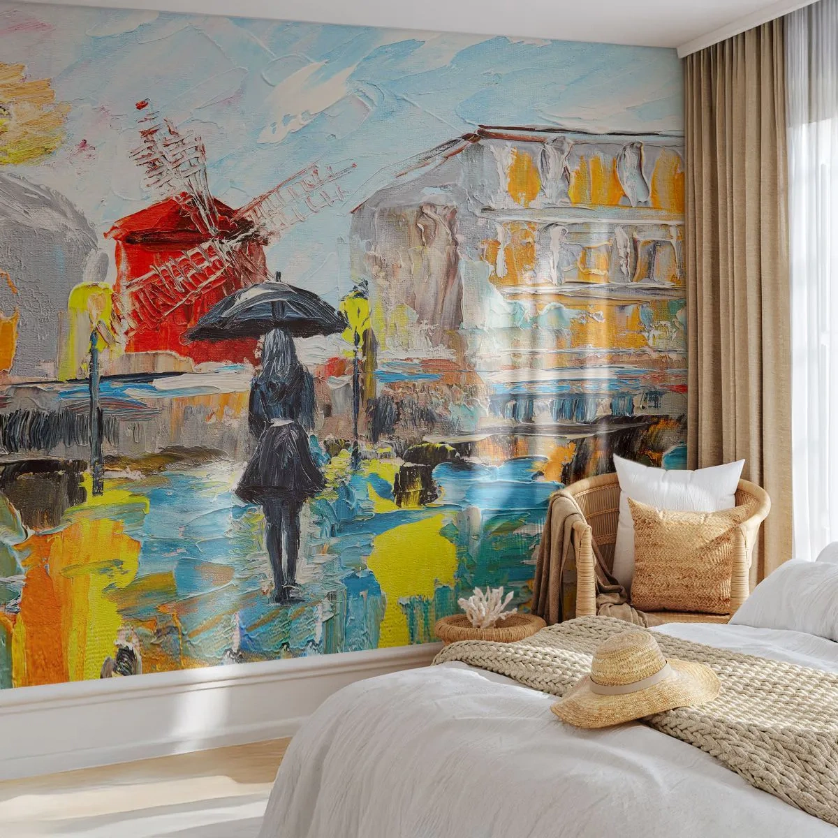 Fototapeta Premium Sand - Parížske legendy - Žena, Paríž, Mesto - 400x280 cm