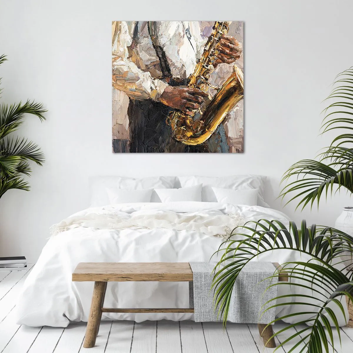 Obraz na plátne - Čas na sólovú hru - 70x70 cm