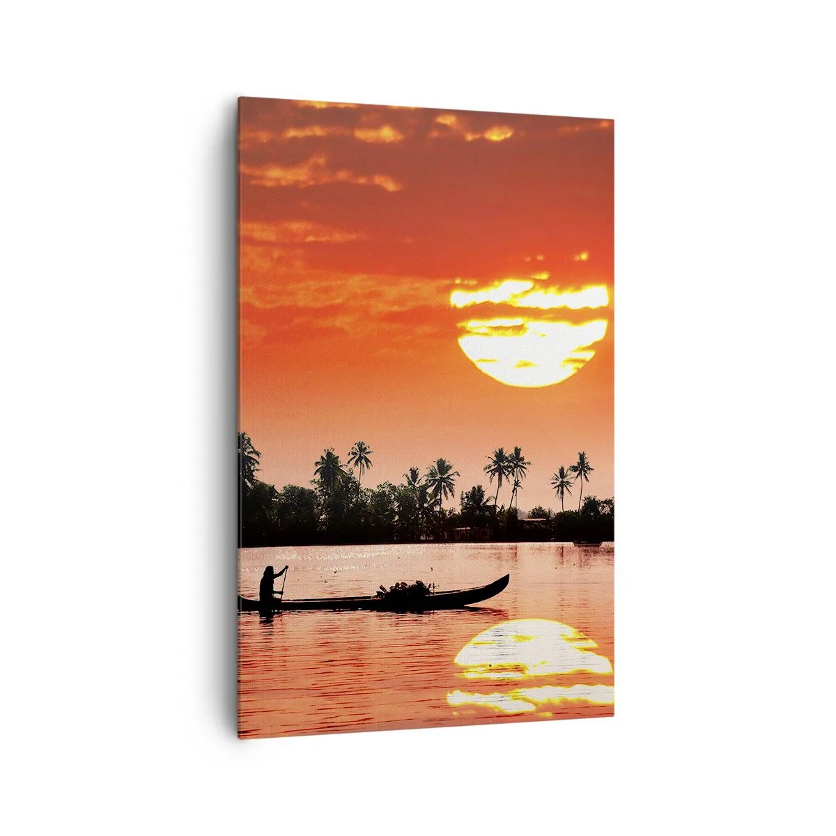 Obraz na plátne - Pokoj trópov pri západe - 80x120 cm