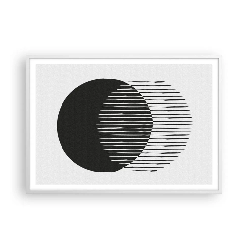 Plagát v bielom ráme - Jeho alter ego - 100x70 cm