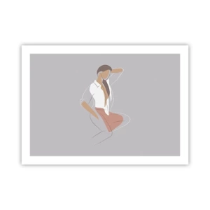 Plagát - Obrys pôvabu - 70x50 cm