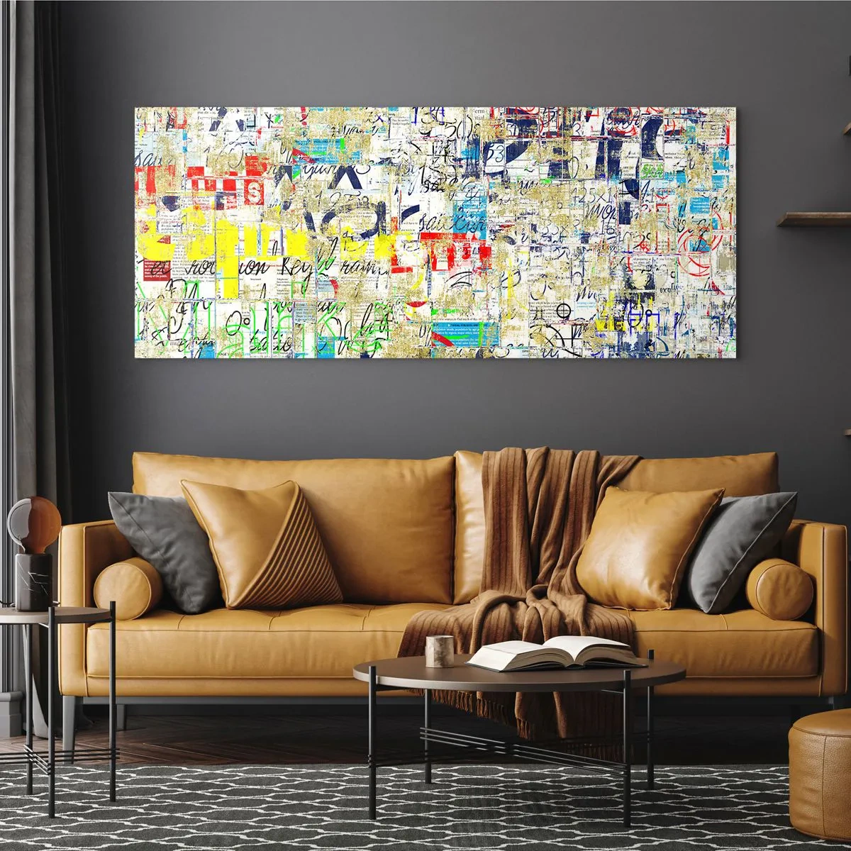 Obraz na skle - Proste poteší oči - 140x50 cm