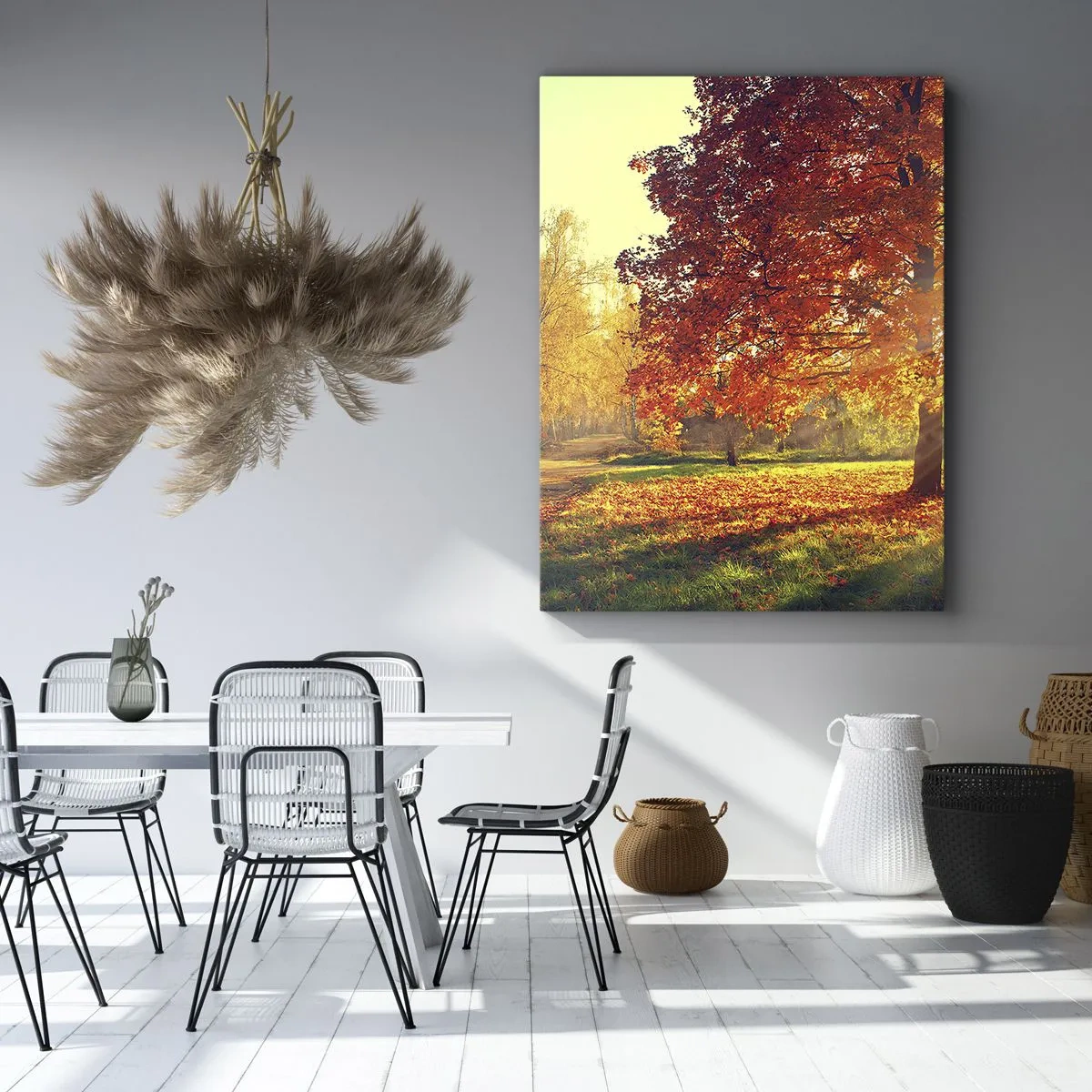 Obraz na plátne - Červené je krásne - 70x100 cm