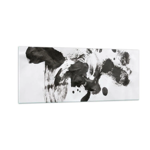 Obraz na skle - Metóda v šialenstve? - 100x40 cm