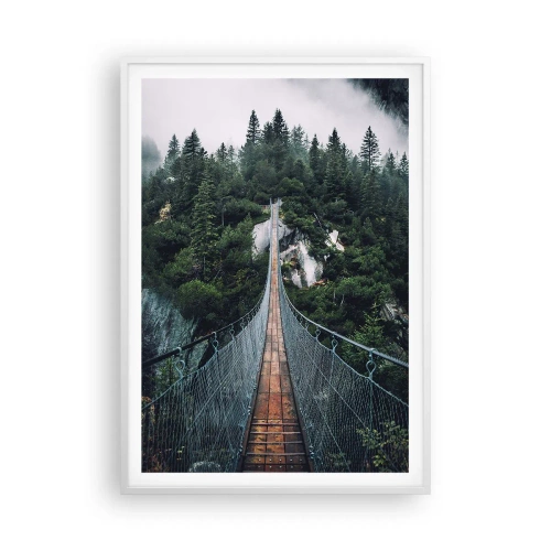 Plagát v bielom ráme - Len pre orlov - 70x100 cm